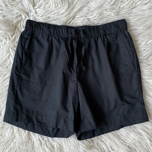 Frank and Oak Black Cotton Lyocell Unisex Pajama Pyjama Shorts NWOT Size XS/S